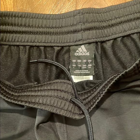 Adidas Black and Purple Sweatpants Elastic Waistband Joggers - Picture 7 of 7